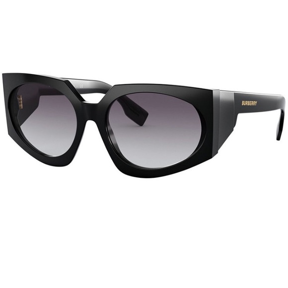 Burberry Black Be 4306 30018g Oval Sunglasses main image 9